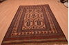 Kilim Brown Hand Knotted 55 X 84  Area Rug 100-109136 Thumb 1