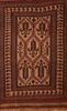 Kilim Brown Hand Knotted 55 X 84 Area Rug 100-109136 Thumb 0