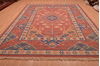 Kilim Red Flat Woven 89 X 110  Area Rug 100-109138 Thumb 1