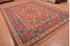 Kilim Red Flat Woven 89 X 110  Area Rug 100-109138 Thumb 3