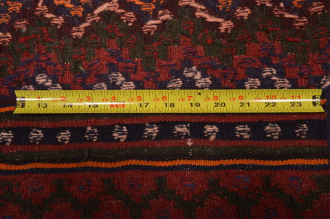 Kilim Brown Hand Knotted 410 X 79 Area Rug 100-109140 Image 11