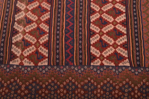 Kilim Brown Hand Knotted 410 X 79 Area Rug 100-109140 Image 7