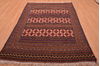 Kilim Brown Hand Knotted 410 X 79 Area Rug 100-109140 Thumb 1