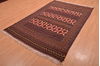 Kilim Brown Hand Knotted 410 X 79 Area Rug 100-109140 Thumb 2