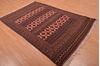 Kilim Brown Hand Knotted 410 X 79 Area Rug 100-109140 Thumb 3