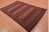 Kilim Brown Hand Knotted 410 X 79  Area Rug 100-109140 Thumb 3