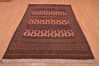 Kilim Brown Hand Knotted 410 X 79 Area Rug 100-109140 Thumb 4