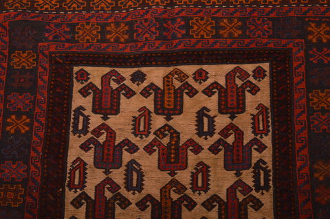 Kilim Red Hand Knotted 45 X 85 Area Rug 100-109143 Image 11