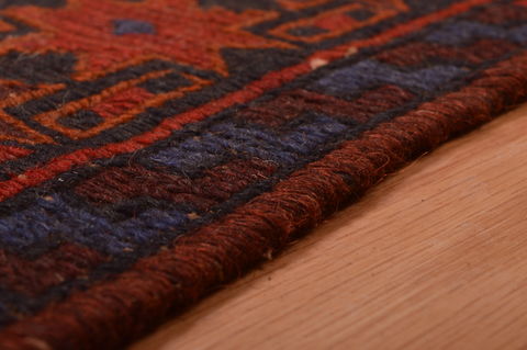 Kilim Red Hand Knotted 45 X 85 Area Rug 100-109143 Image 14