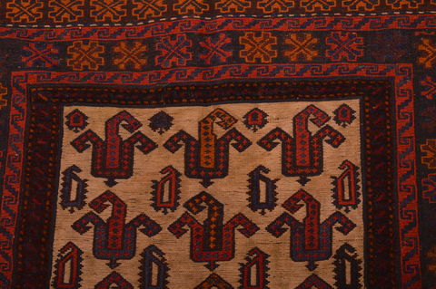 Kilim Red Hand Knotted 45 X 85 Area Rug 100-109143 Image 16
