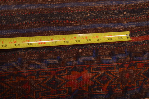 Kilim Red Hand Knotted 45 X 85 Area Rug 100-109143 Image 18