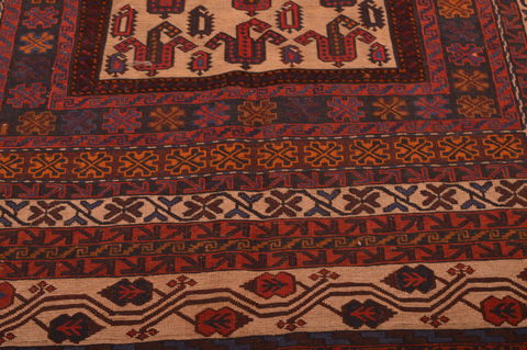 Kilim Red Hand Knotted 45 X 85 Area Rug 100-109143 Image 8