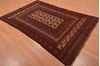 Kilim Red Hand Knotted 45 X 85 Area Rug 100-109143 Thumb 3