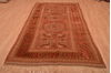 Kilim Red Hand Knotted 50 X 82  Area Rug 100-109144 Thumb 4