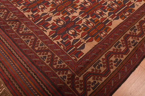 Kilim Red Hand Knotted 59 X 86 Area Rug 100-109146 Image 8