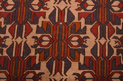 Kilim Red Hand Knotted 59 X 86 Area Rug 100-109146 Image 9