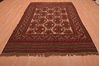 Kilim Red Hand Knotted 59 X 86 Area Rug 100-109146 Thumb 1