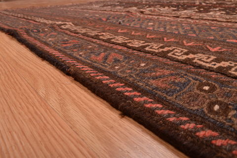 Kilim Brown Hand Knotted 53 X 85 Area Rug 100-109148 Image 12