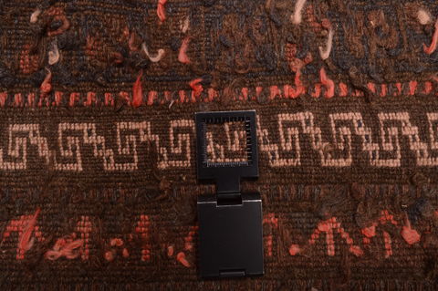 Kilim Brown Hand Knotted 53 X 85 Area Rug 100-109148 Image 14