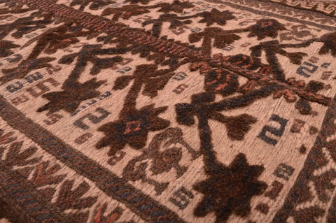 Kilim Brown Hand Knotted 53 X 85 Area Rug 100-109148 Image 8