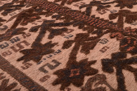 Kilim Brown Hand Knotted 53 X 85 Area Rug 100-109148 Image 9
