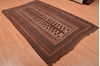 Kilim Brown Hand Knotted 53 X 85  Area Rug 100-109148 Thumb 1