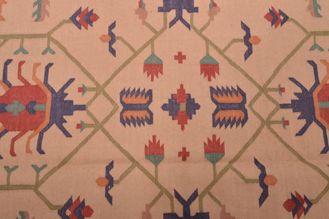 Kilim Red Flat Woven 90 X 120 Area Rug 100-109149 Image 10