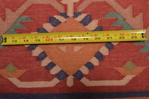 Kilim Red Flat Woven 90 X 120 Area Rug 100-109149 Image 14