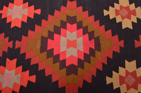 Kilim Red Runner Hand Woven 42 X 106 Area Rug 100-109150 Image 7