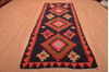 Kilim Red Runner Hand Woven 42 X 106 Area Rug 100-109150 Thumb 1