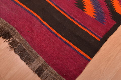 Kilim Red Runner Hand Woven 36 X 1011 Area Rug 100-109151 Image 14