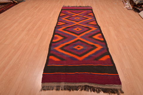Kilim Red Runner Hand Woven 36 X 1011 Area Rug 100-109151 Image 1
