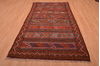 Kilim Brown Runner Hand Knotted 44 X 91 Area Rug 100-109152 Thumb 4