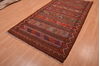 Kilim Brown Runner Hand Knotted 44 X 91  Area Rug 100-109152 Thumb 5