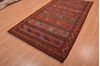 Kilim Brown Runner Hand Knotted 44 X 91 Area Rug 100-109152 Thumb 5