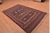 Kilim Brown Hand Knotted 57 X 100  Area Rug 100-109154 Thumb 3