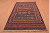 Kilim Brown Hand Knotted 57 X 100  Area Rug 100-109154 Thumb 4