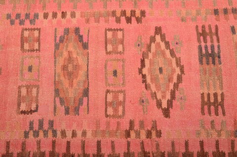 Kilim Red Runner Hand Knotted 25 X 76 Area Rug 100-109157 Image 10