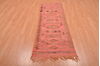 Kilim Red Runner Hand Knotted 25 X 76 Area Rug 100-109157 Thumb 1