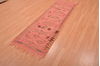 Kilim Red Runner Hand Knotted 25 X 76 Area Rug 100-109157 Thumb 6