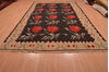 Kilim Black Flat Woven 80 X 124  Area Rug 100-109160 Thumb 1