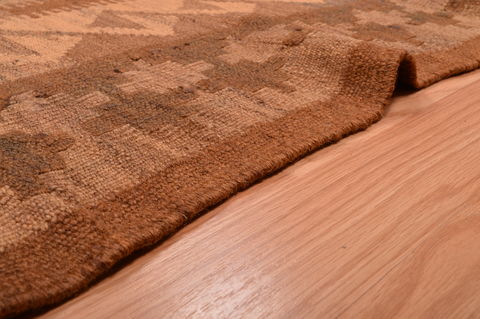 Kilim Brown Hand Knotted 64 X 89 Area Rug 100-109161 Image 11