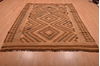 Kilim Brown Hand Knotted 64 X 89  Area Rug 100-109161 Thumb 1