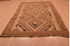 Kilim Brown Hand Knotted 64 X 89  Area Rug 100-109161 Thumb 4