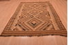 Kilim Brown Hand Knotted 64 X 89  Area Rug 100-109161 Thumb 4