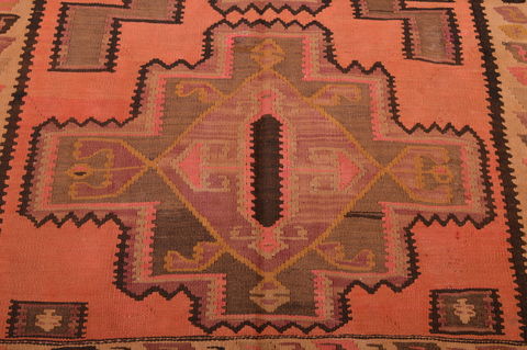 Kilim Red Hand Knotted 50 X 91 Area Rug 100-109162 Image 6