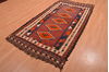 Kilim Red Hand Knotted 41 X 82  Area Rug 100-109165 Thumb 2