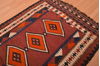 Kilim Red Hand Knotted 41 X 82  Area Rug 100-109165 Thumb 3