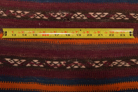 Kilim Brown Runner Hand Knotted 50 X 96 Area Rug 100-109167 Image 4