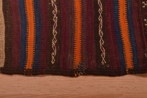 Kilim Brown Runner Hand Knotted 50 X 96 Area Rug 100-109167 Image 8